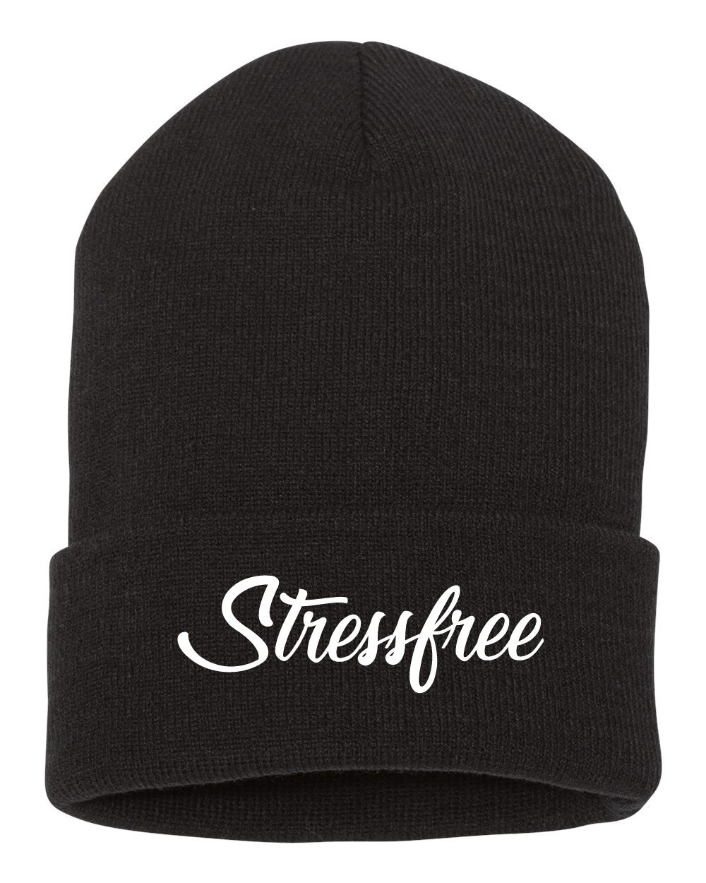Stressfree Signature Beanie Black - Stressfree Clothing